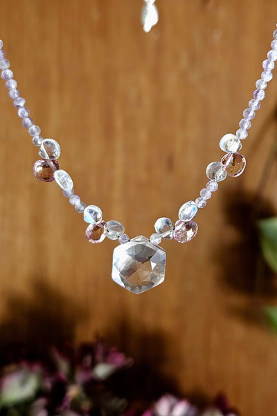 Rose Quartz Necklace  NRD1025