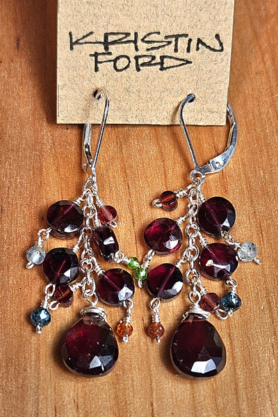 Garnet Earrings  ERD1425