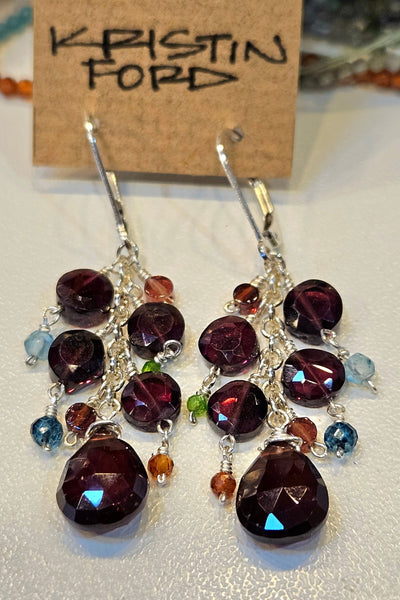 Garnet Earrings  ERD1425