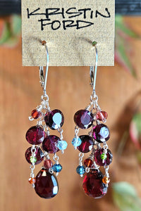 Garnet Earrings  ERD1425