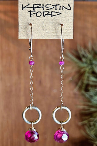 GF) Ruby Earrings   ERD0425G