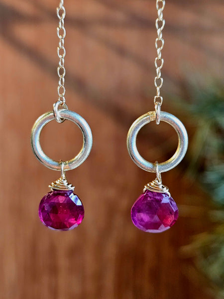 GF) Ruby Earrings   ERD0425G