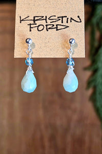 Amazonite & Apatite Earrings  EBL2825