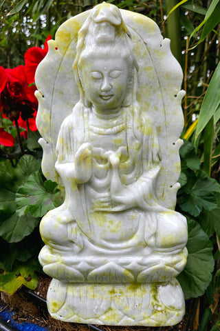 Jade Quan Yin Statue