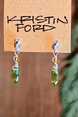 Posts; Peridot Marquis Earrings  EGR1425
