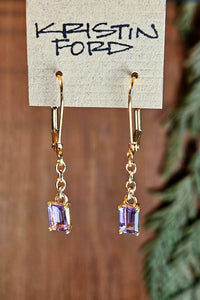 GF) Amethyst Earrings  EBL3825G