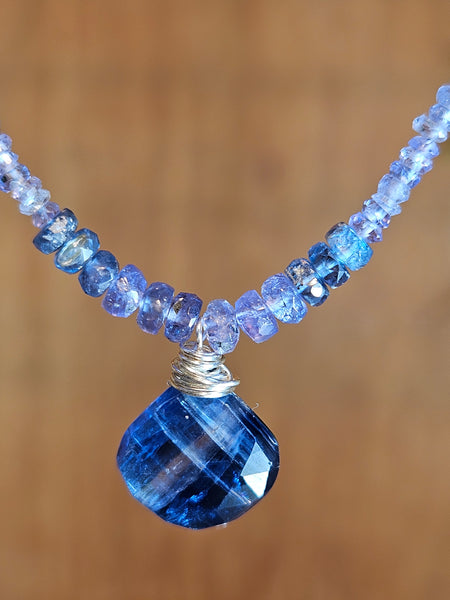 Kyanite & Tanzanite Necklace  NBL5025