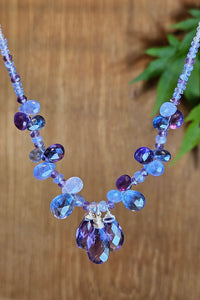 Amethyst, Tanzanite & Iolite Necklace  NBL4825