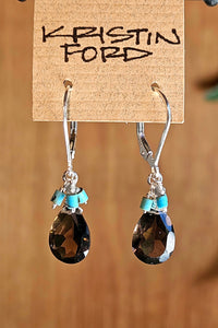Smoky Quartz Earrings  EBR2325