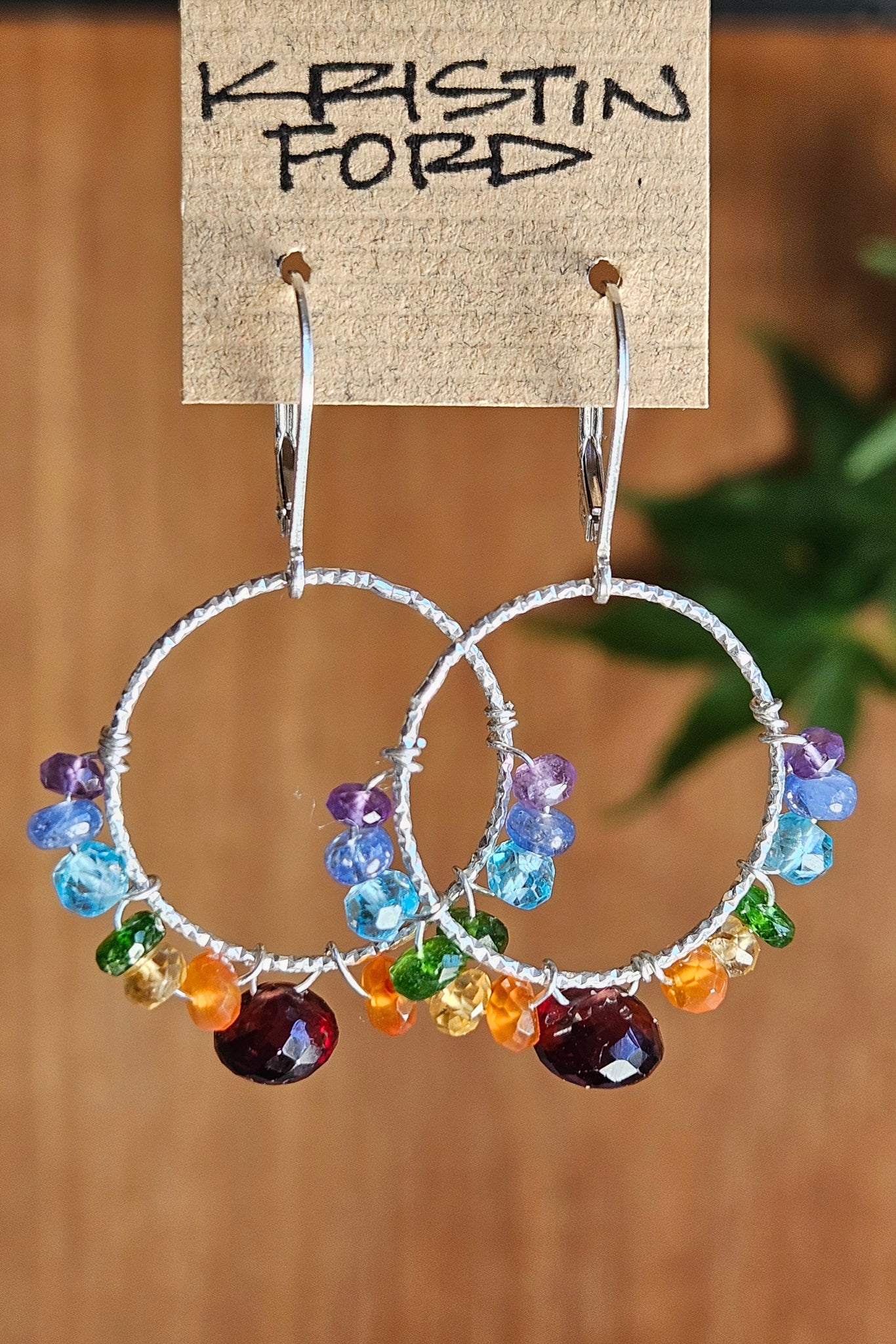 Limited Edition Rainbow Chakra Pride Earrings (EWH9025)