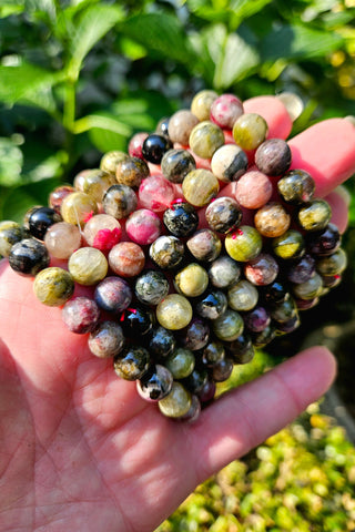 Multi Color Tourmaline Stretchy Bracelets