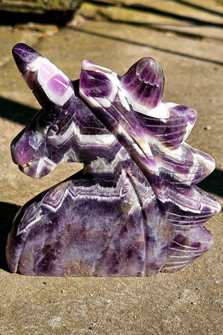 Chevron / Dream Amethyst Unicorn