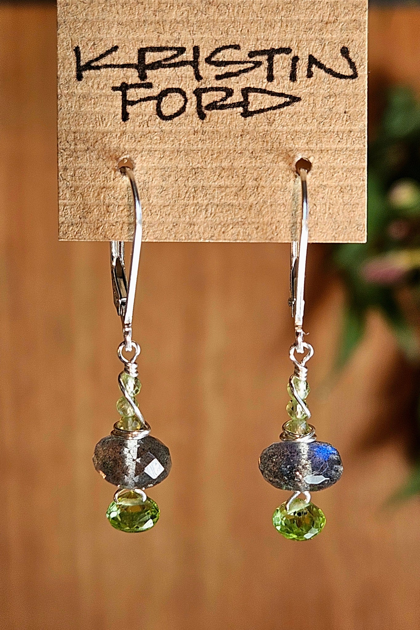 Labradorite & Peridot Earrings  EWH2625