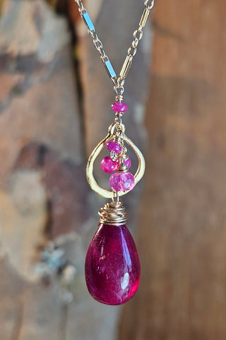 One of a Kind GF) Ruby Necklace