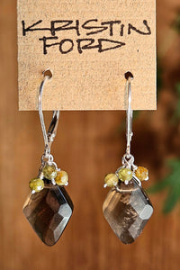 Smoky Quartz Earrings  EBR2925