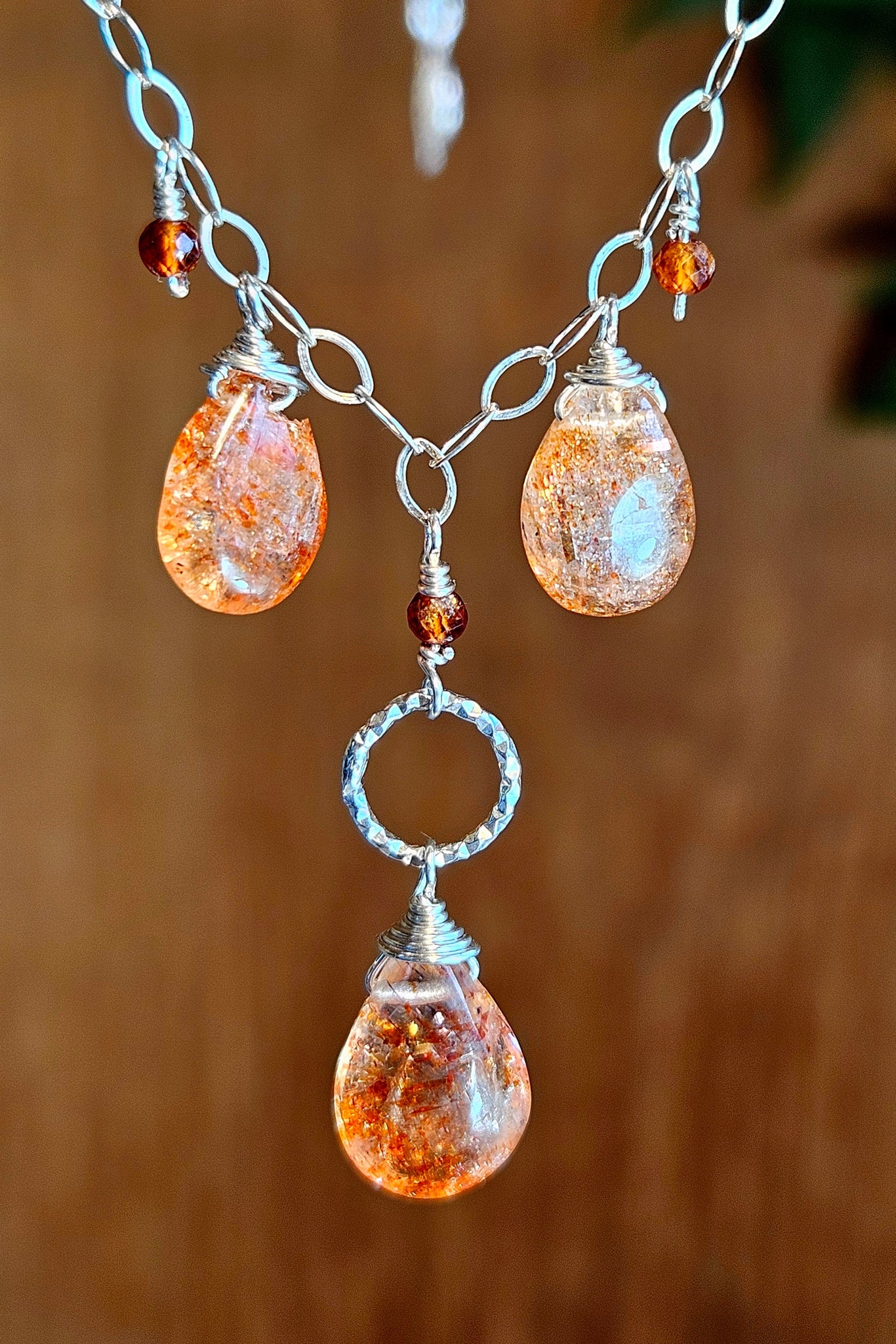 Sunstone Necklace  NRD0225