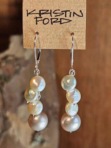 One of a Kind Pearl Necklace & Earrings