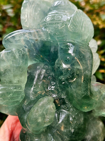Fluorite Ganesh