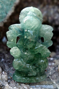 Fluorite Ganesh