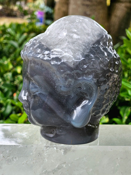 Chalcedony Buddha Head