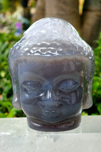 Chalcedony Buddha Head