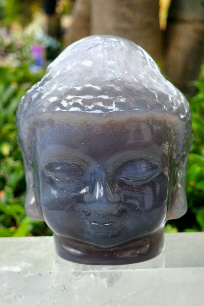 Chalcedony Buddha Head