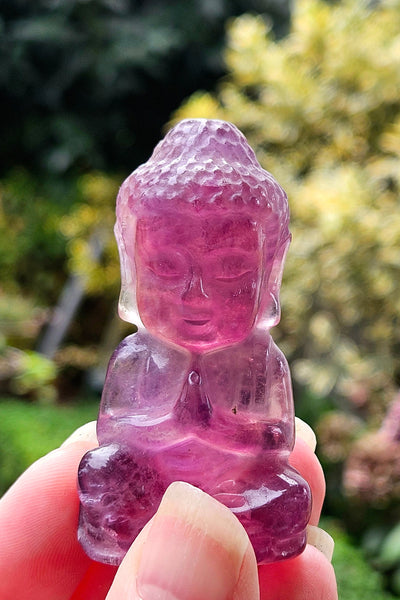 Rainbow Fluorite Buddha