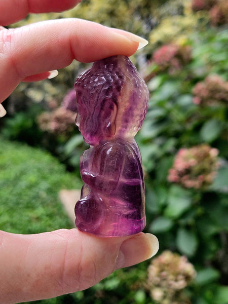 Rainbow Fluorite Buddha