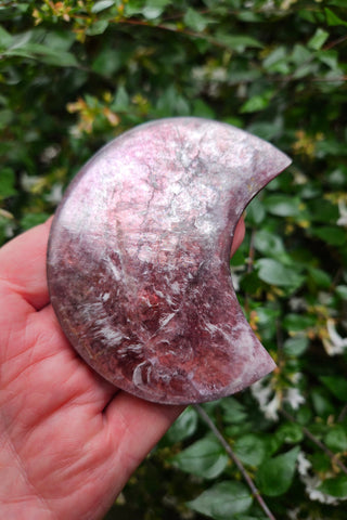 Gem Lepidolite Moon