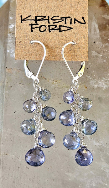 One of a Kind Sapphire Necklace & Earring Set