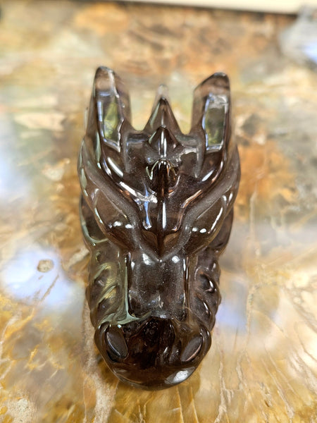 Smoky Quartz Dragon