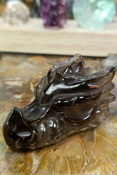 Smoky Quartz Dragon