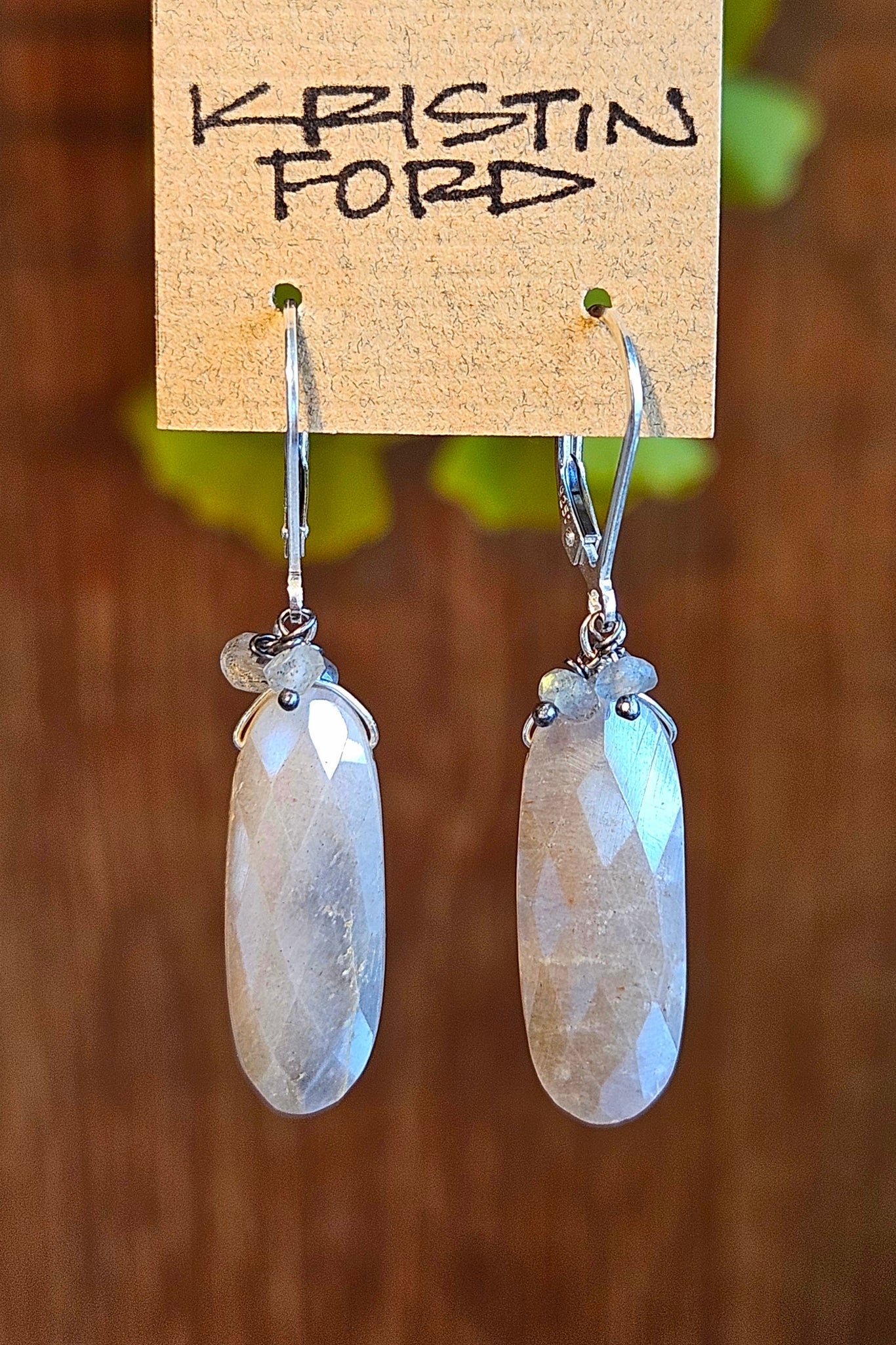 Champagne Moonstone & Labradorite Earrings EBR3525