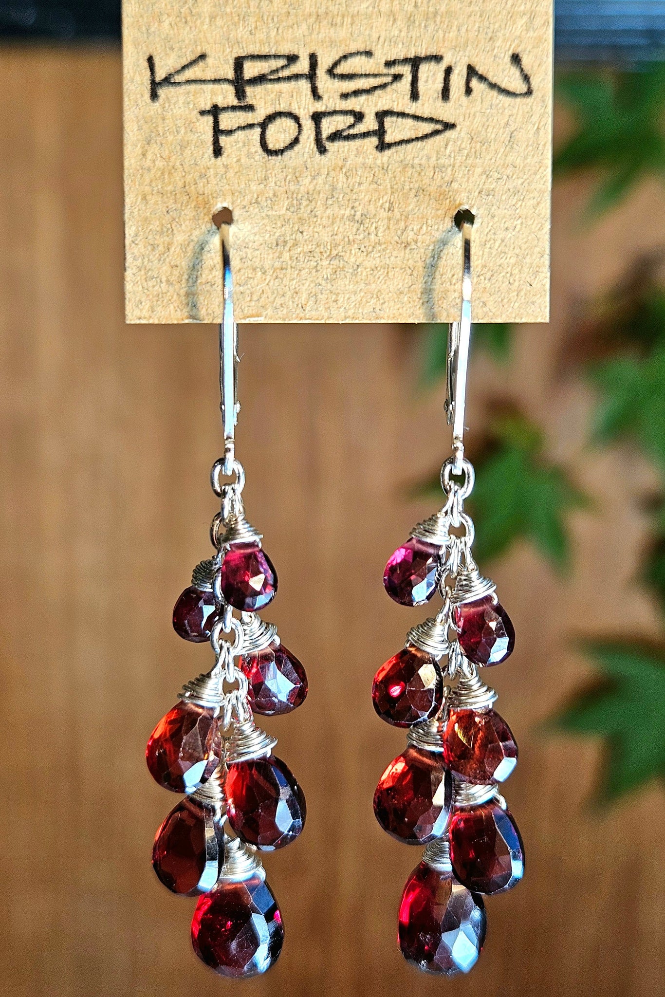 Garnet Earrings  ERD4425