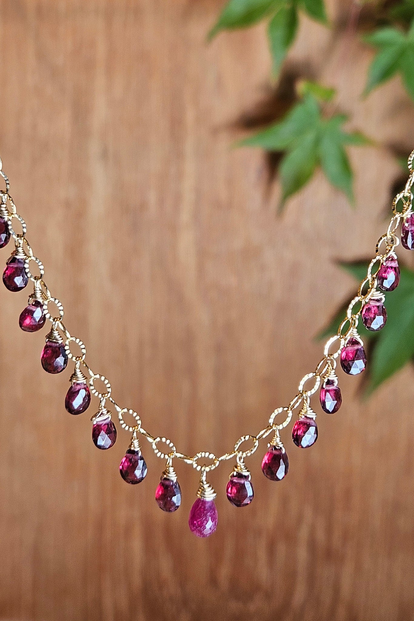GF) Ruby & Garnet Necklace – NRD5325G