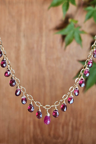 GF) Ruby & Garnet Necklace – NRD5325G