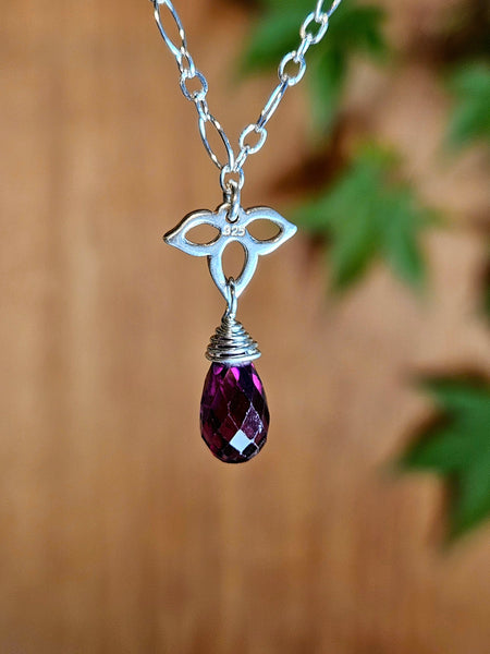Rhodolite Garnet Necklace  NRD1225