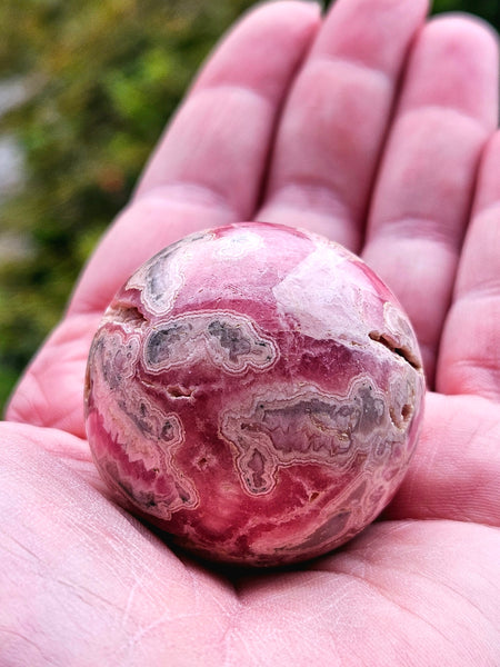 Rhodochrosite Sphere