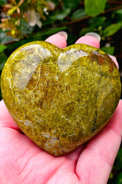 Green Opal Heart
