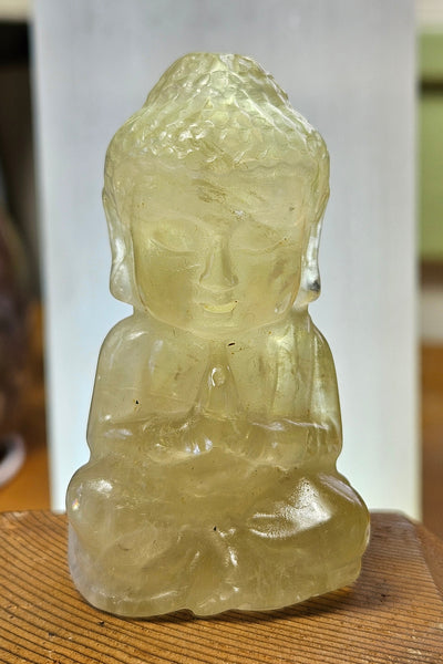 Lemon Quartz Buddha