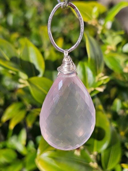 One of a Kind Rose Quartz Necklace