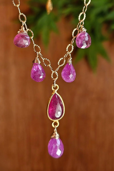 GF) Ruby Necklace  NRD1526G