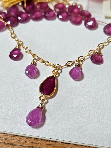 GF) Ruby Necklace  NRD1526G