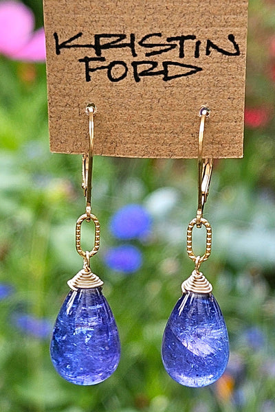 GF) One of a Kind Tanzanite, Neon Apatite & Rainbow Moonstone Necklace