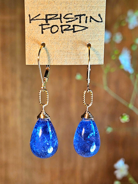 GF) One of a Kind Tanzanite Earrings