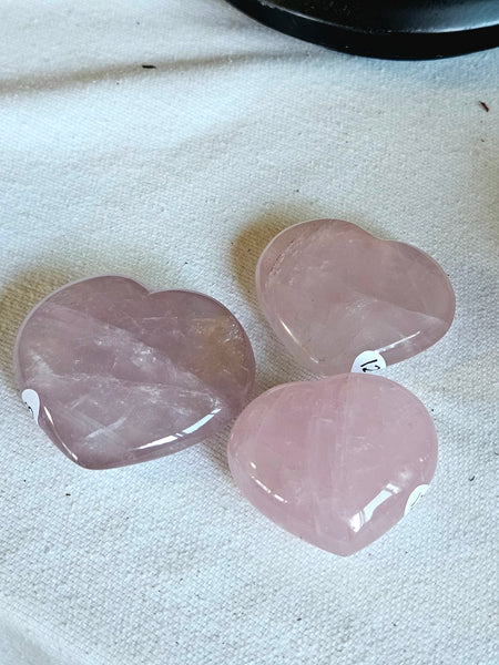 Rose Quartz Hearts