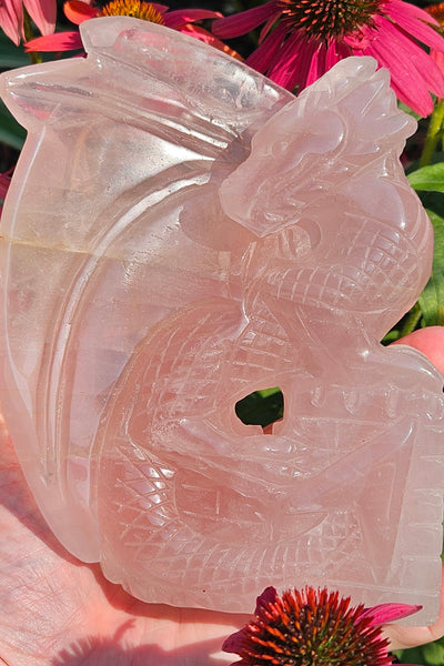 Rose Quartz Dragon