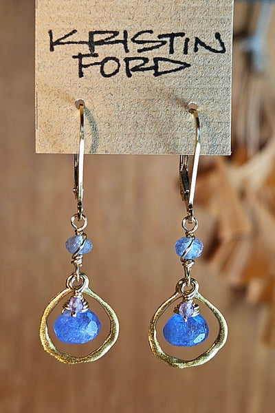 GF) Tanzanite & Amethyst Earrings  EWH9025GTZ