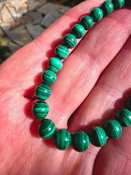 Malachite Stretchy Bracelet
