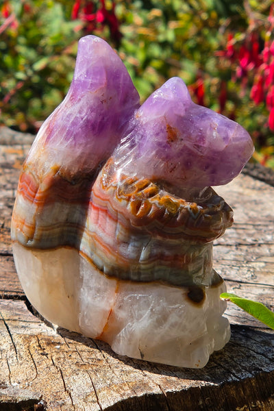 Mexican Amethyst Agate Squirrel